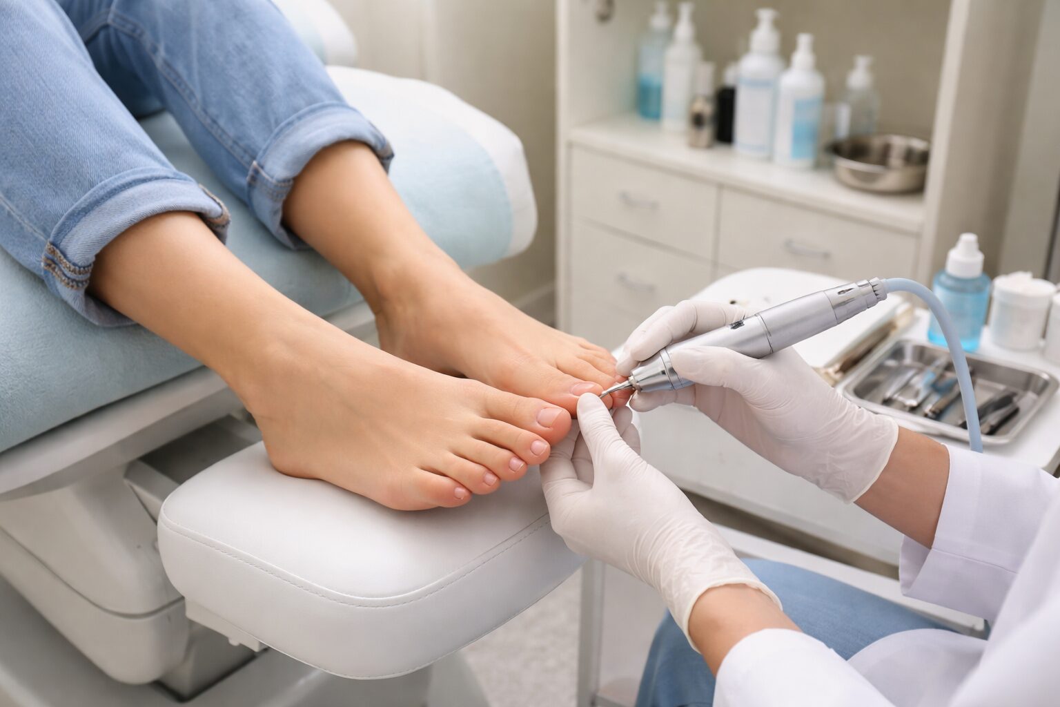 podiatrist foot care in action