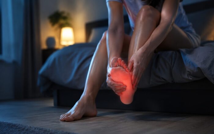 Burning feet at night
